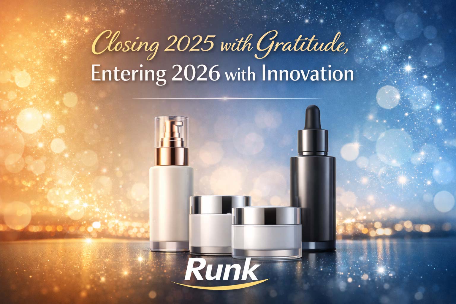 Runk packaging bottle